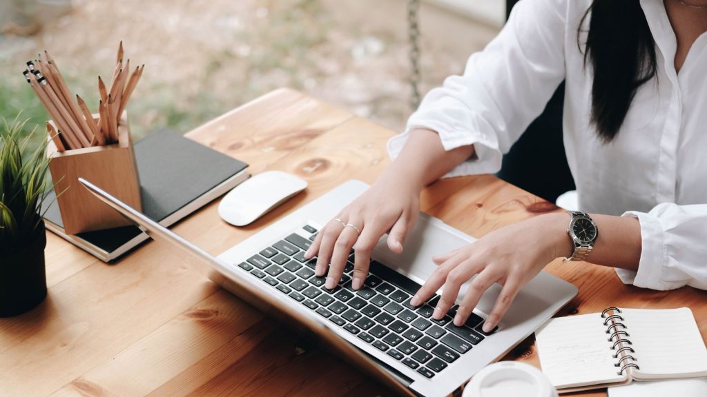 Woman on laptop